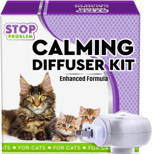 Beloved Pets Cat Calming Diffuser & Pet Anti Anxiety Products   Feline Calm