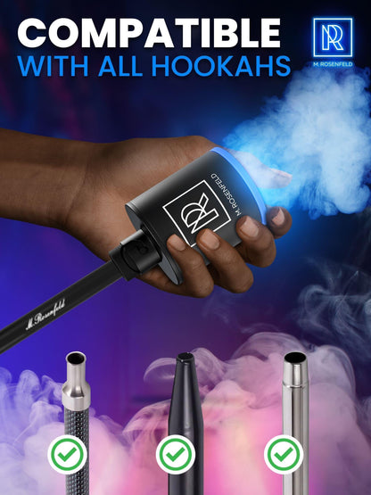 Hookah Pump with 1300 mAh Rechargeable Battery   Electric Hookah Air Pump Kit