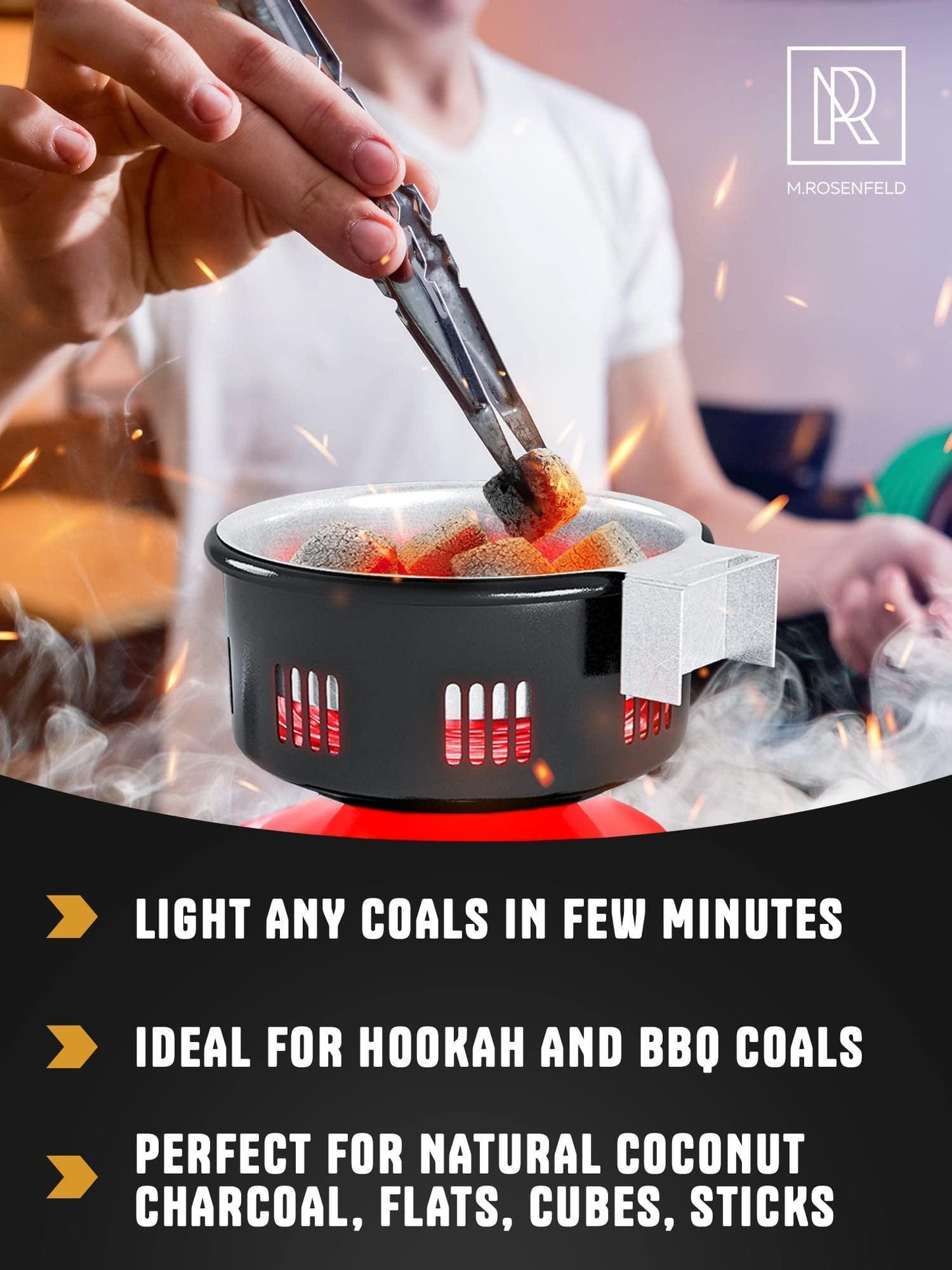 Premium Hookah Coal Burner   Red Burner for Hookah 450W – FIRE Tower