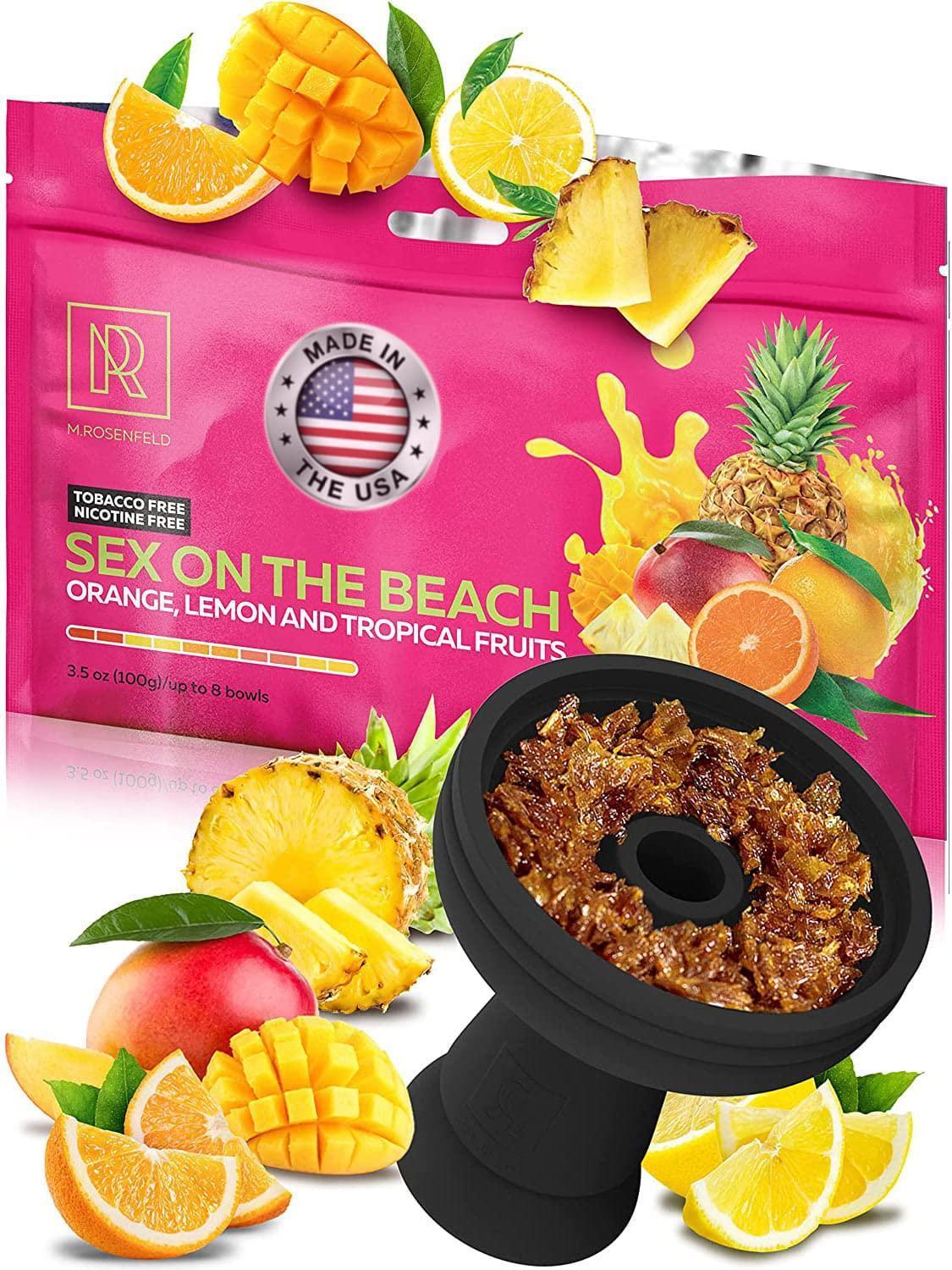 Orange Lemon & Tropical Mix Hookah Flavor Sex On The Beach Herbal Shisha   3.5