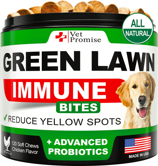 Grass Burn Spot Chews for Dogs   Dog Urine Neutralizer for Lawn   120 Grass