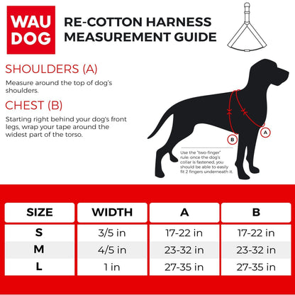 Re Cotton Dog Harness Eco Friendly Dog Harness for Small Dogs Medium & Large