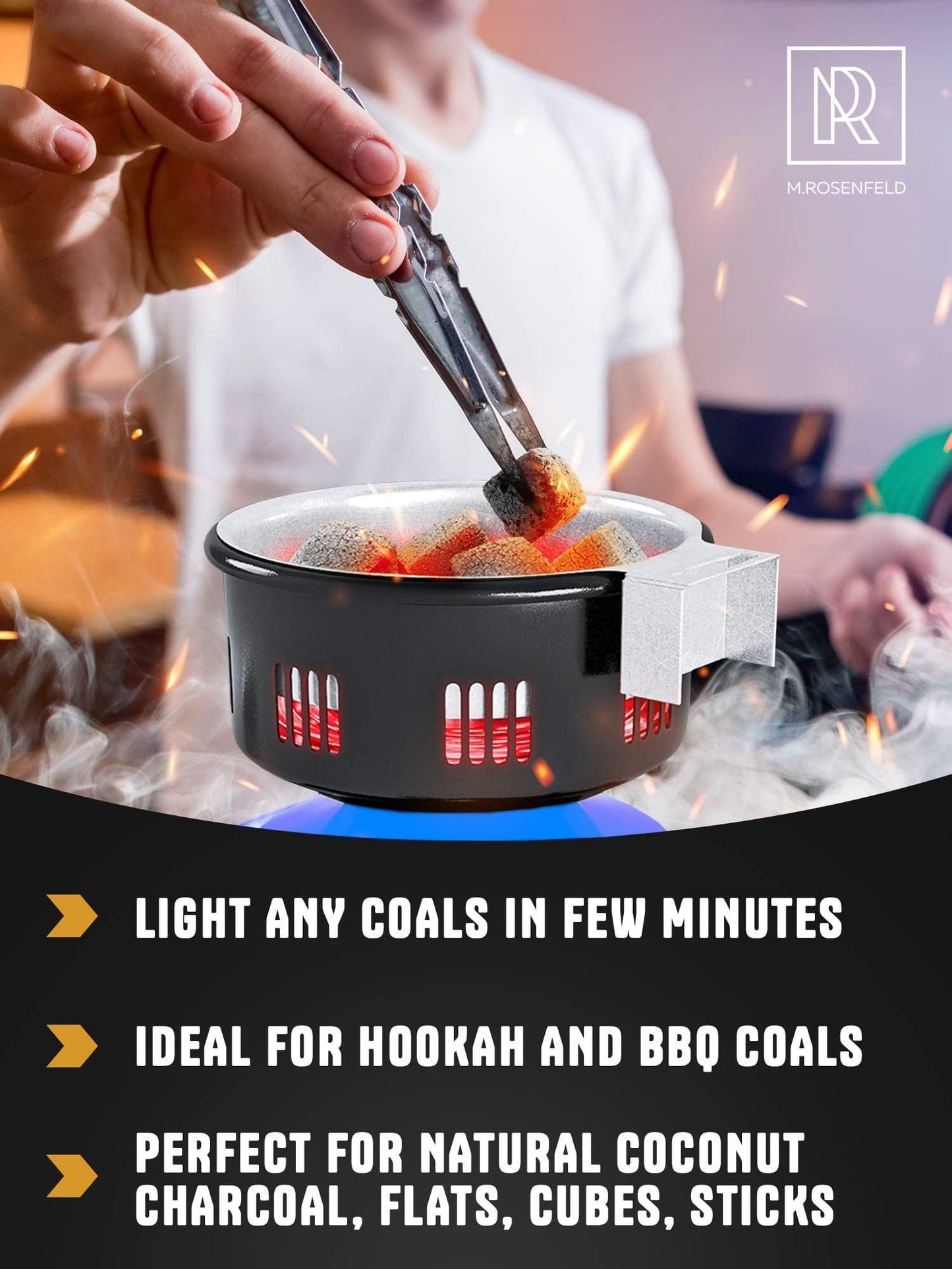 Premium Hookah Coal Burner   Blue Burner for Hookah 450W – FIRE Tower