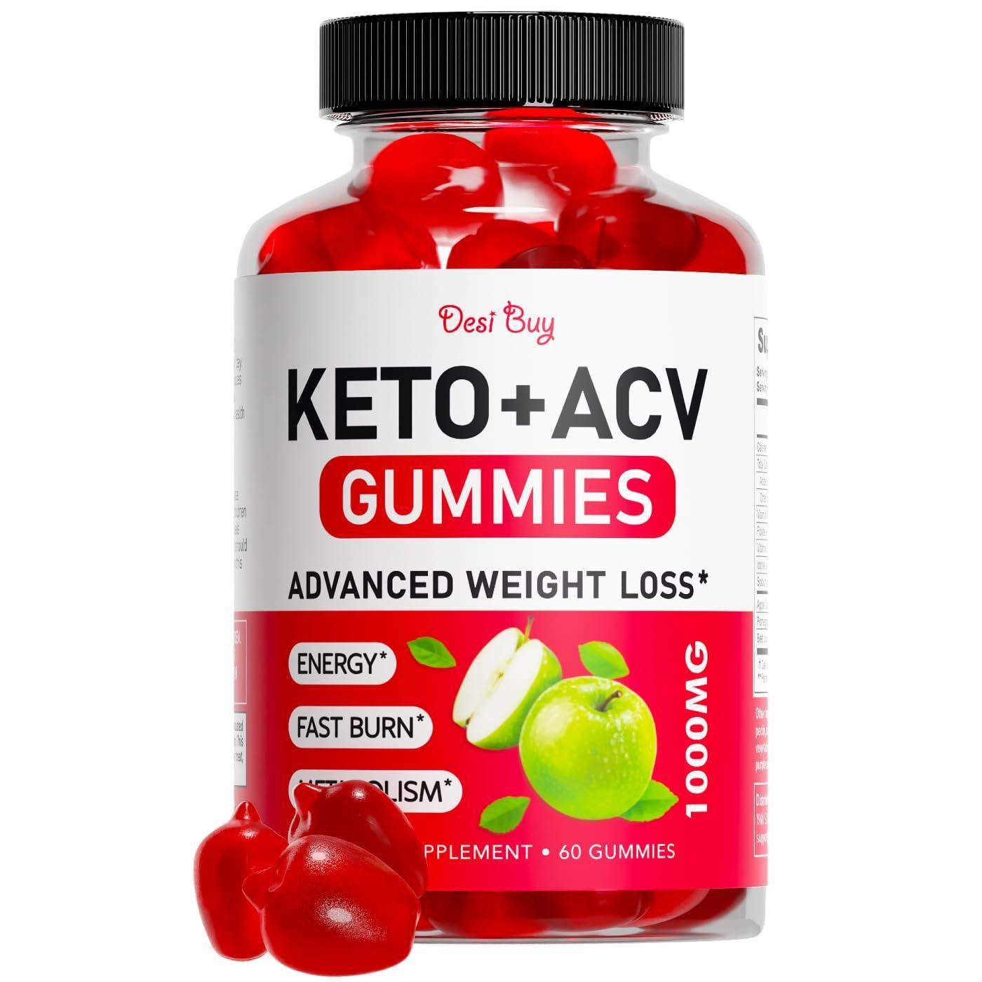 Keto ACV Gummies Advanced Weight Loss Boost Metabolism with Apple Cider Vinegar