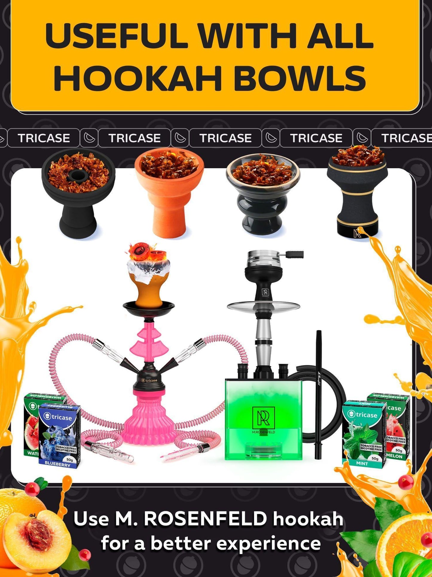 Shisha Hookah Flavors Fruit Set Shisha   3.5 ounce   100 Gram Fruit Set Flavor