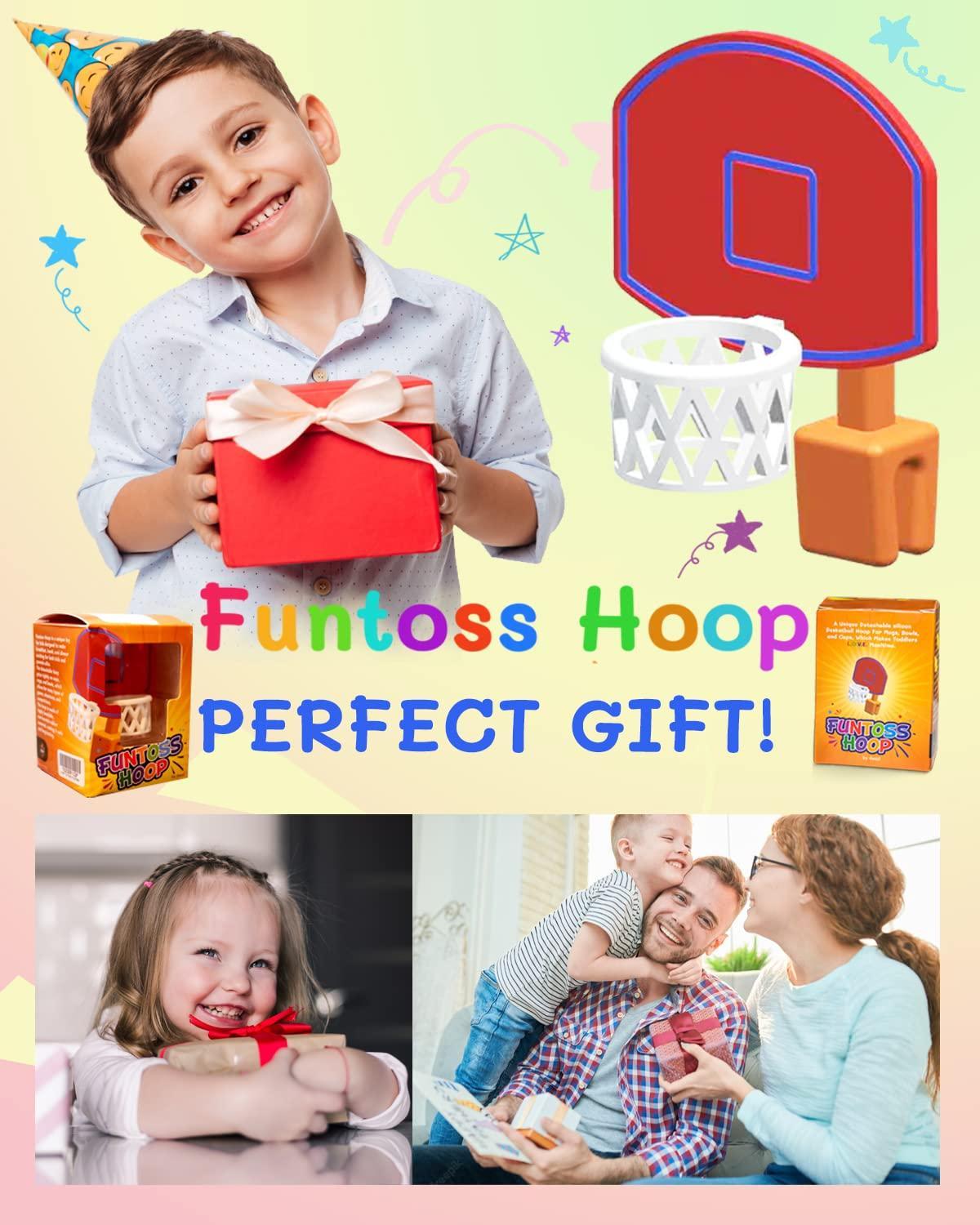 White Elephant Gifts Exchange for Adults Funny Mini Basketball Hoop Gag Gifts