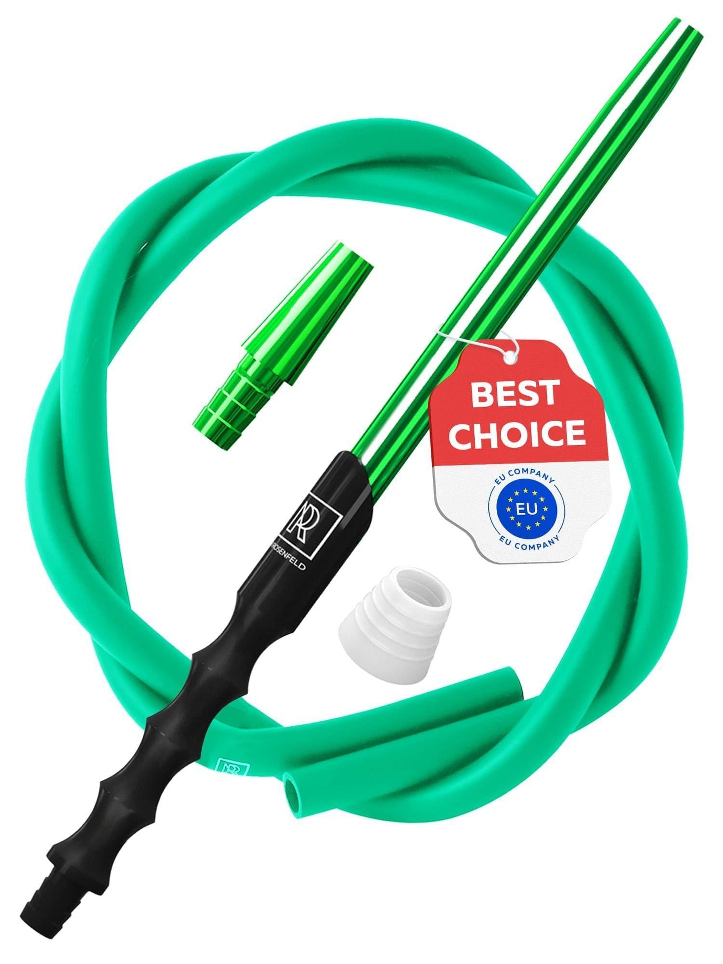 Hookah Hose Green with Hookah Adapter & Mouthpiece   Cleanable Green Hookah