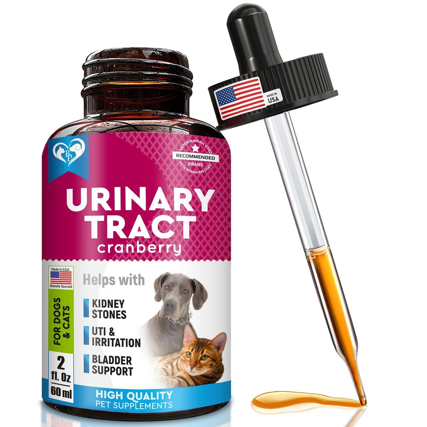 Cat & Dog Urinary Tract Infection Treatment & Natural UTI Medicine Cranberry