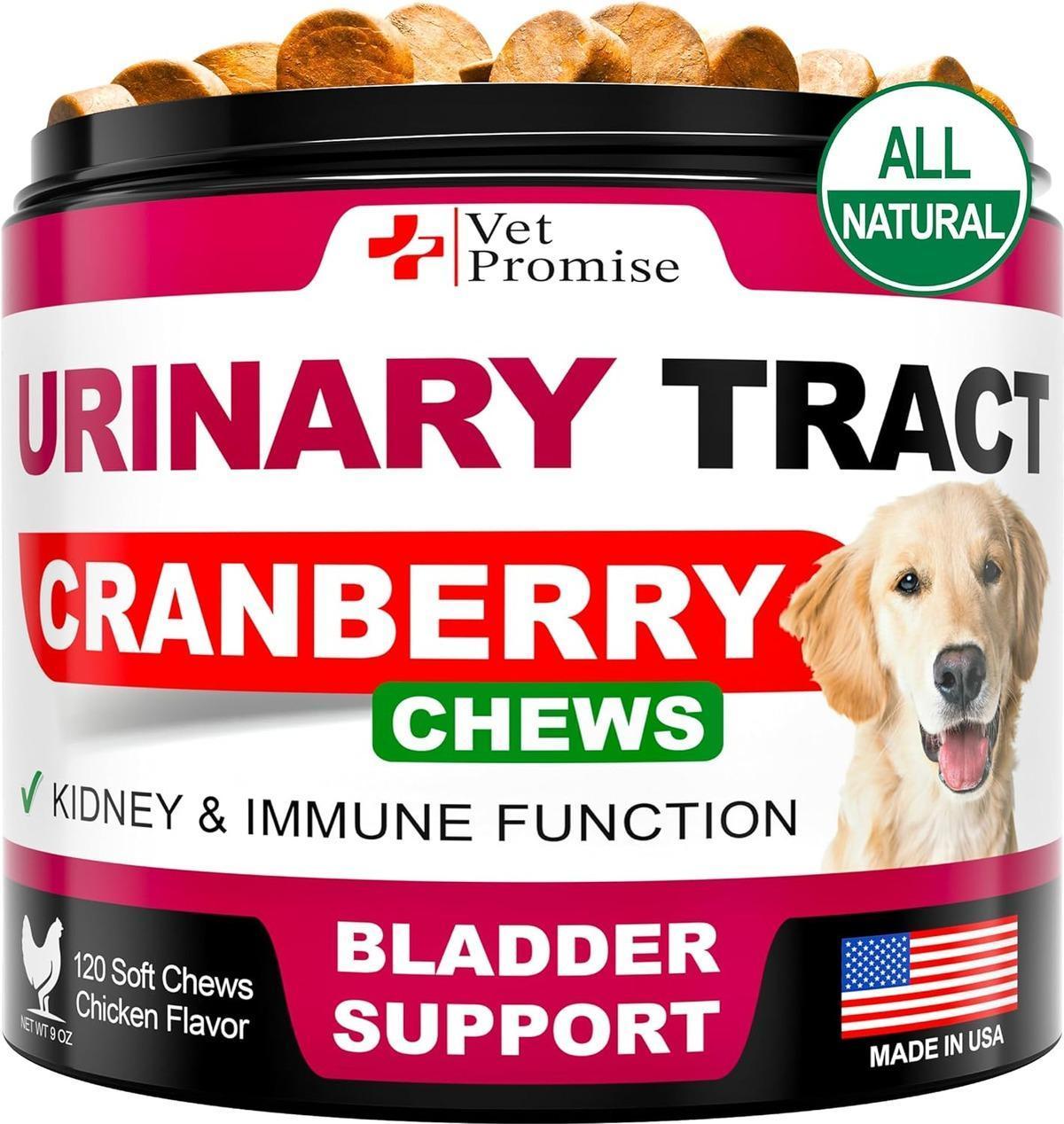 Dog UTI Treatment  Cranberry Supplement for Dogs UTI  Bladder Control for Dogs