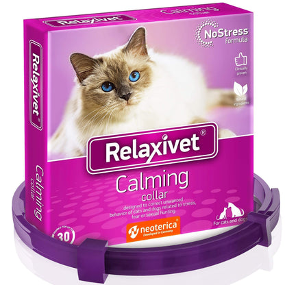 Cat Calming Collar & Pet Anti Anxiety Products   Feline Calm Pheromones Collars