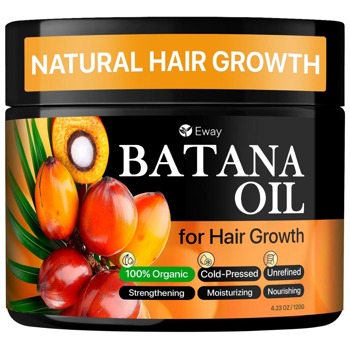 100% Raw Batana Oil for Hair Growth from Honduras, Dr Sebi Batana Oil, Promotes