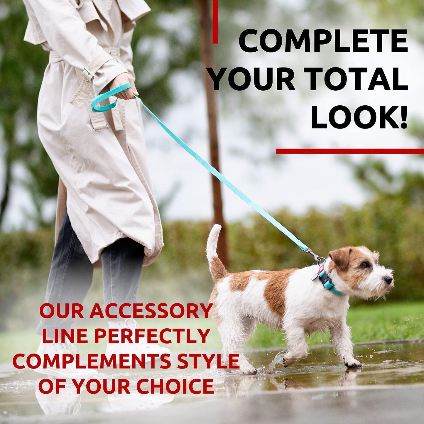 Waterproof Dog Leash 4 Ft   6 Ft   Anti Slip Dog Leash for Large Dogs Small and