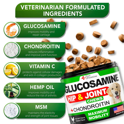 Glucosamine for Dogs   Hip and Joint Supplement for Dogs   Glucosamine