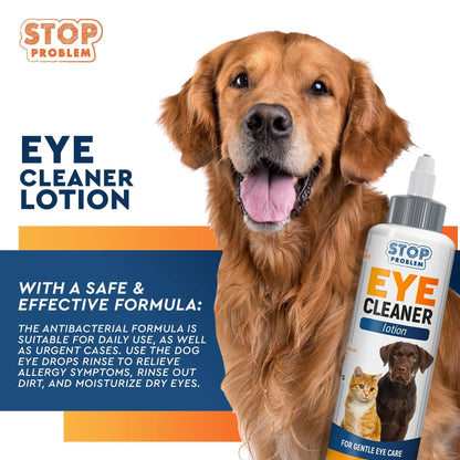 All Pets Eye Wash Drops for Relieve Pink Eye Allergies Symptoms Infections &