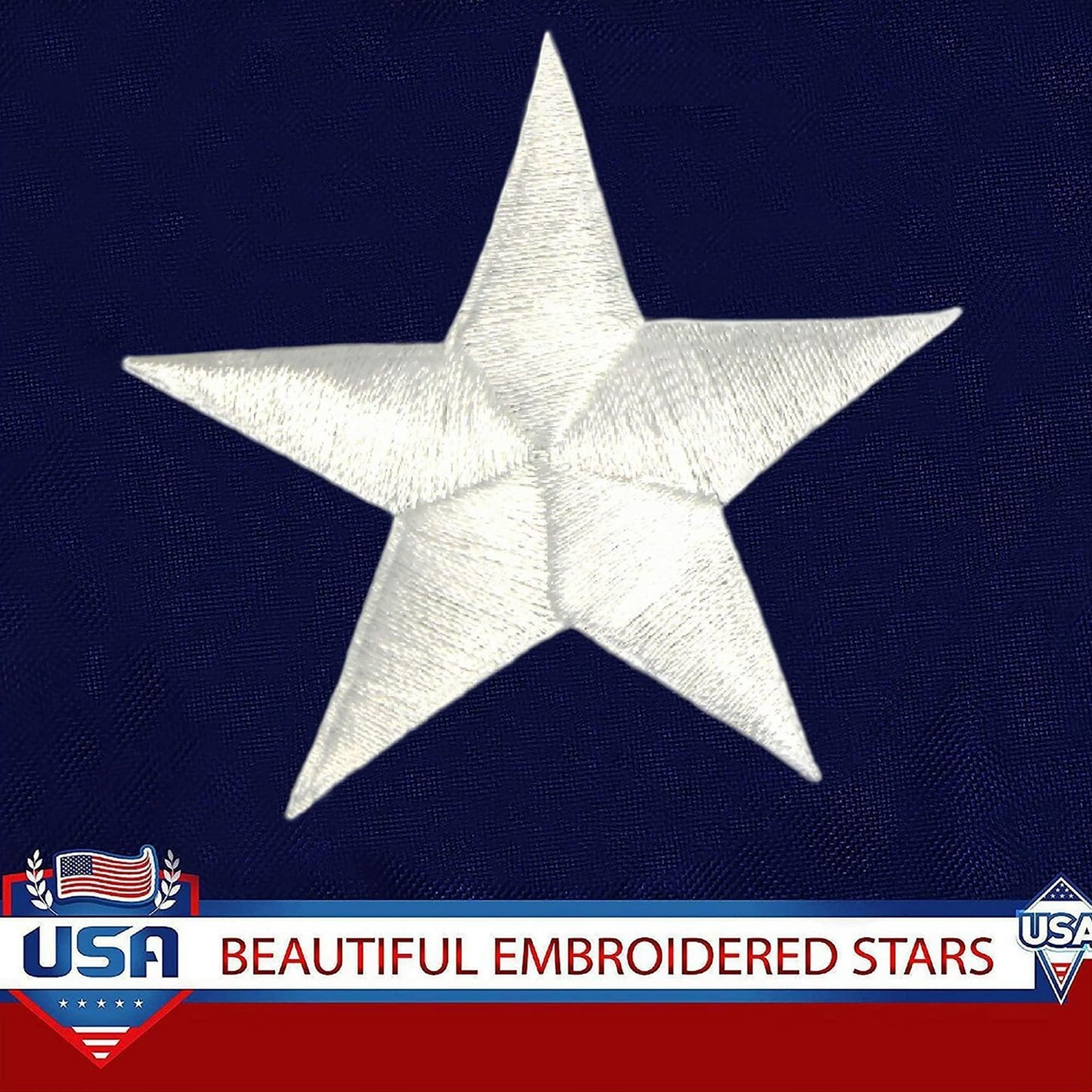 American USA US Flag 4x6 ft Deluxe Embroidered Stars Sewn Stripes Brass Grommets