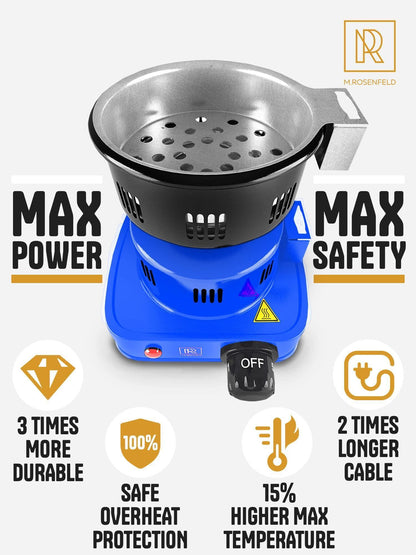 Premium Hookah Coal Burner   Blue Burner for Hookah 450W – FIRE Tower