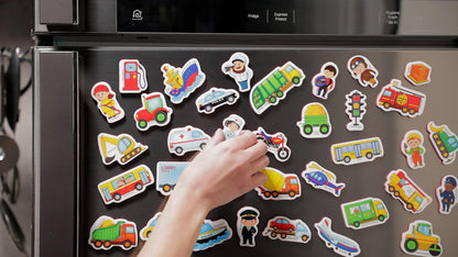 34 Foam Fridge Magnets for Toddlers 1 3 – Large Toddler Magnets – Fridge