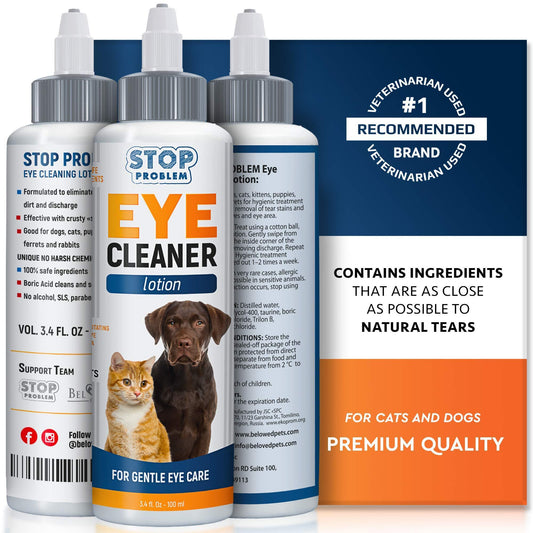 All Pets Eye Wash Drops for Relieve Pink Eye Allergies Symptoms Infections &