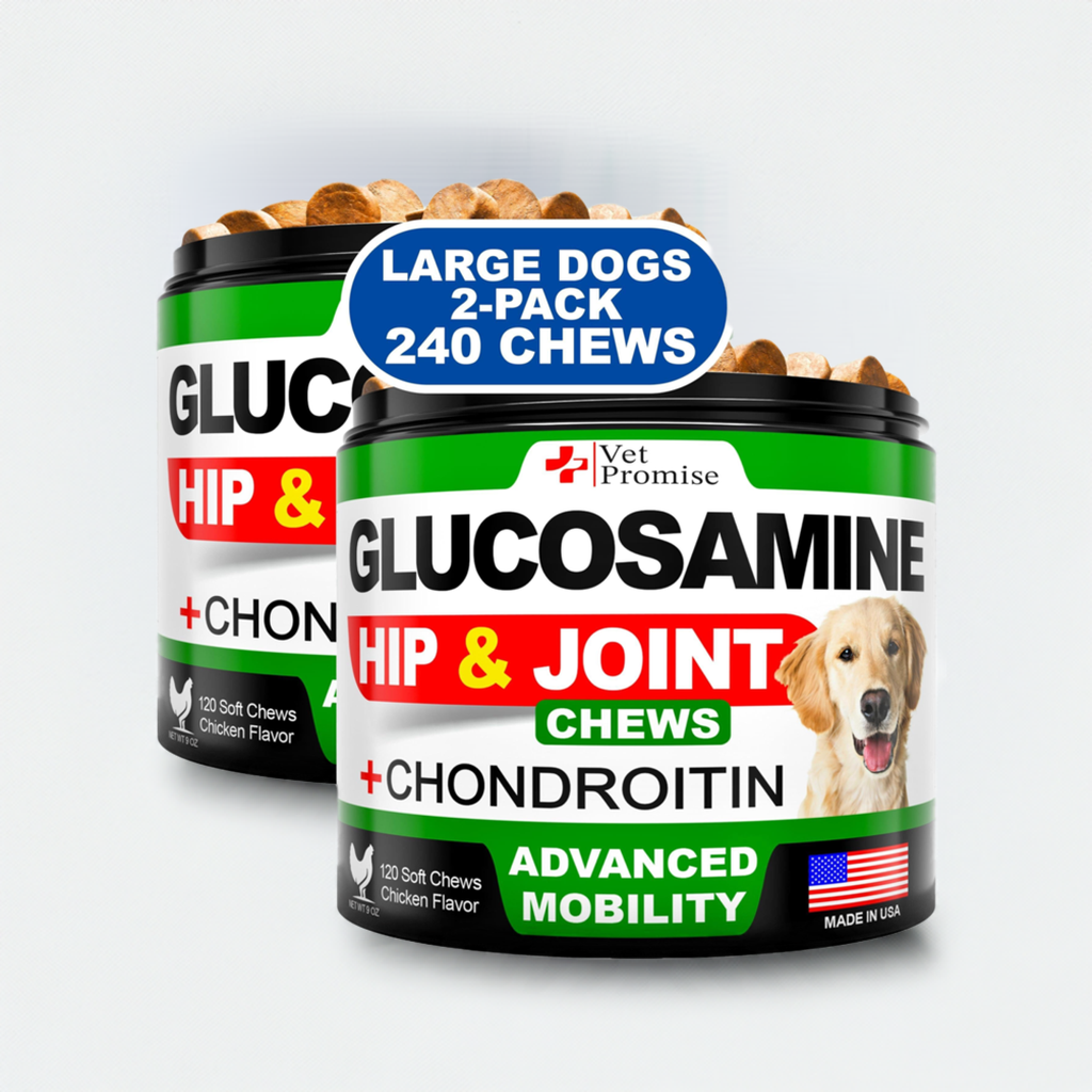 (2 Pack) Glucosamine for Dogs   Hip and Joint Chews